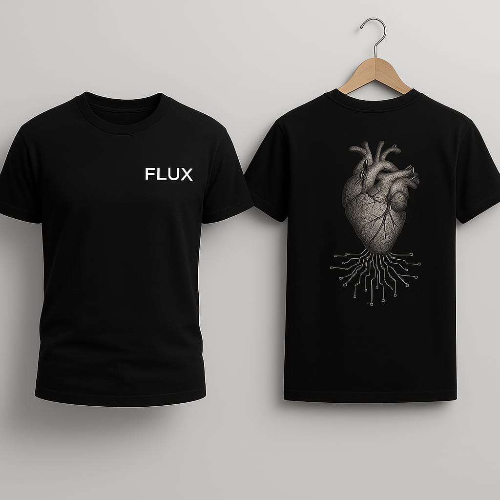 FLUX Anatomical Heart Circuit Unisex Tee