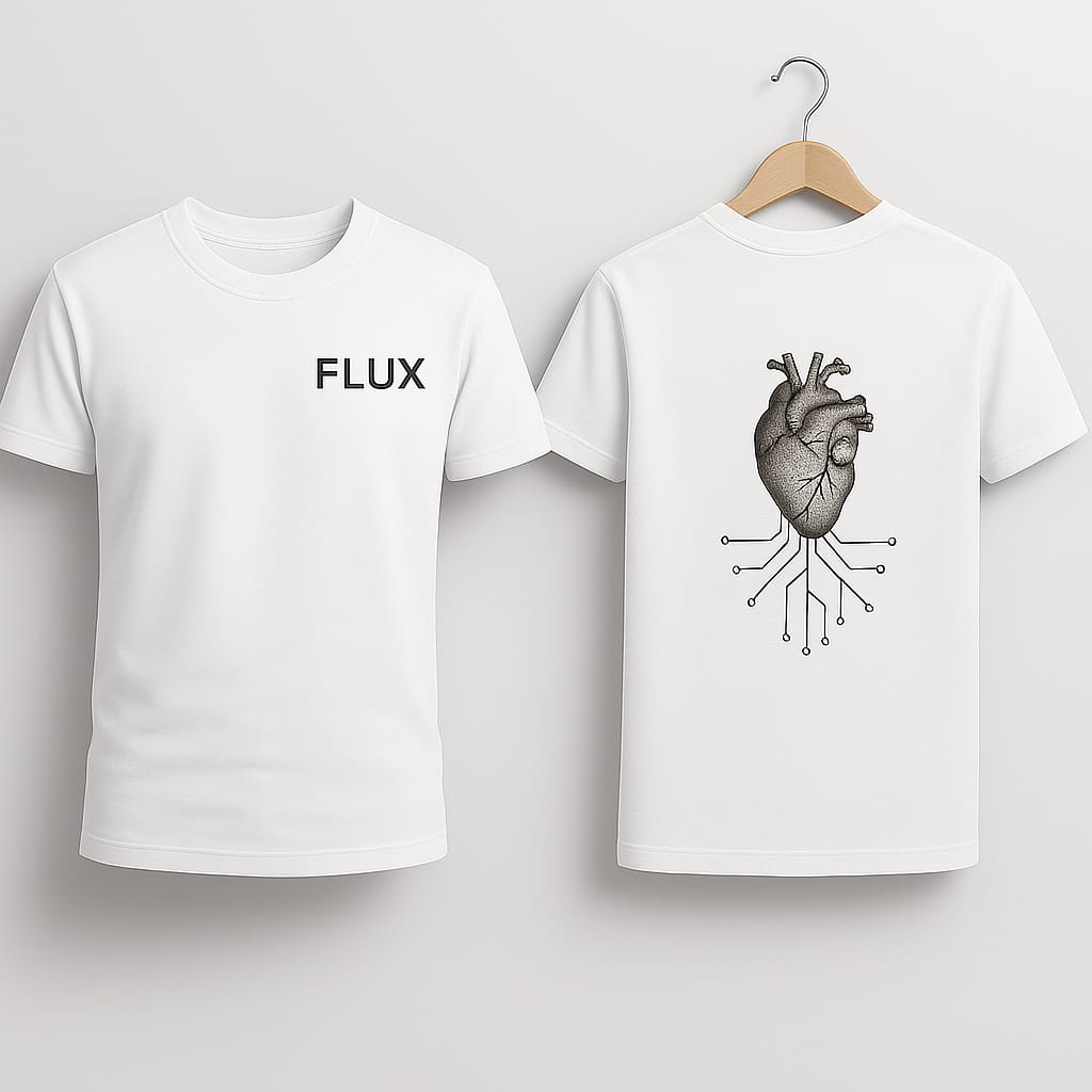FLUX Anatomical Heart Circuit Unisex Tee